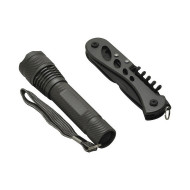 Set BALADEO Lanterna + Briceag "Akinode"