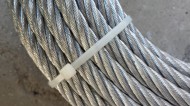Rola 45m Cablu tiroliana otel zincat Ø10mm 6x19 IWRC-6.600 kgf