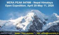 Expeditie "open" MERA PEAK - 6467m - Nepal Himalaya