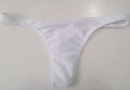 Slip tanga alb