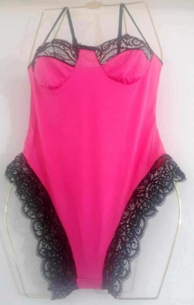 Body dama microfibra PINK