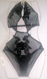 Body dama negru