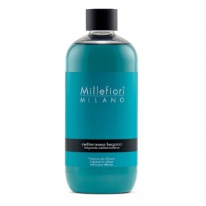 Rezerva de parfum pentru odorizante de camera cu betisoare MILLEFIORI MILANO aroma Mediterranean Bergamot