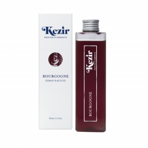 Kezir - Rezerva de parfum din esente si uleiuri naturale cu betisoare din ratan 250 ml - aroma BOURGOGNE