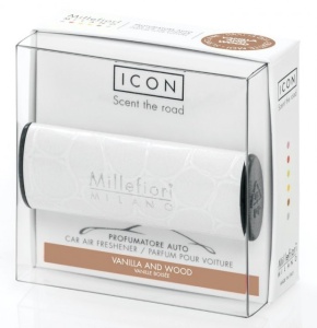 ODORIZANT AUTO Millefiori Milano VANILLA AND WOOD colectia URBAN