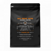 Daily Instant Coffee 5in1 cu Ganoderma+Cordyceps - 400g veg (20 de portii)