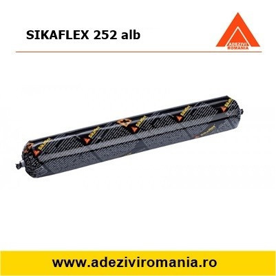 Adeziv structural industrial Sikaflex 252 alb 600 ml