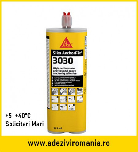 Sika Anchorfix 3030 Solicitari mari 585 ml