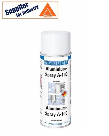 Weicon Aluminium Spray A-100 rezistent la abraziune 400ml