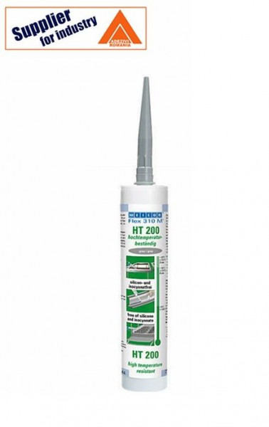 Adeziv si etansant pastos Weicon Flex 310 M HT200, rezistent la temperaturi inalte, gri 310ml