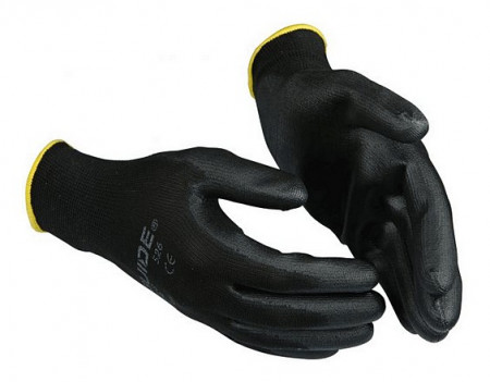 Manusi protectie uz general imersate Poliuretan negru Guide