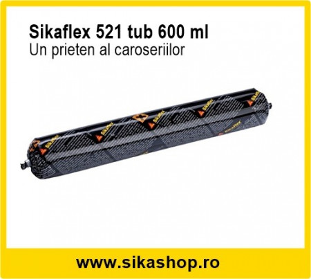 Sikaflex 521 UV salam de 600 ml Adeziv Auto Alb poliuretan hibrid profesional