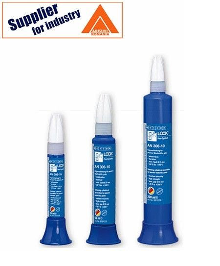 Etansant rezistent Weiconlock AN 306-10 verde 20ml, pentru materiale pasive