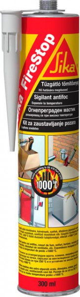 Silicon rezistent la foc usi antifoc Sika FireStop 310 ml - La comanda