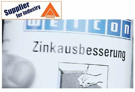 Lichid Weicon Zinc 750ml pensulabil, anticoroziv, culoarea galvanizarii