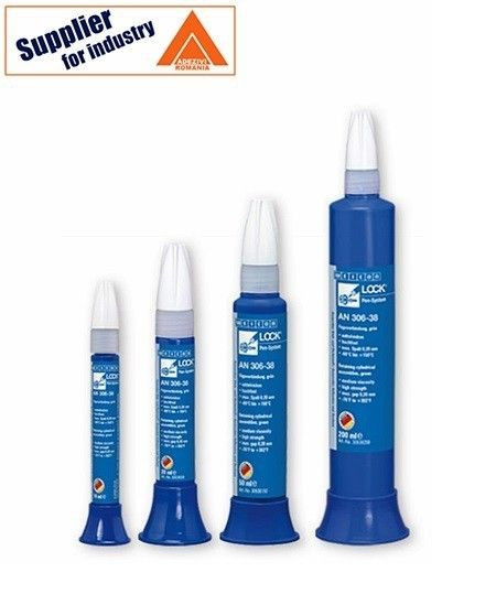Etansant rezistent, verde 50ml Weiconlock AN 306-38, intarire rapida