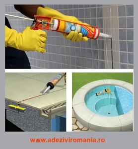 Silicon potrivit pentru piscine, rezistent la curatarea cu clor Sikasil Pool 300ML alb