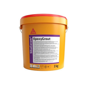Chit de rosturi epoxidic bicomponent Sikaceram Epoxygrout alb la 2kg
