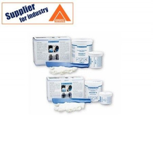 Adeziv epoxidic pastos cu pulbere de titan Weicon TI 0.5 kg rezistă la temperaturi de până la +150°C