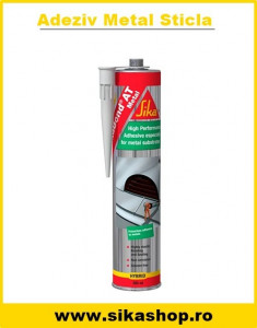 SikaBond AT Metal Adeziv sticla metal pvc aluminiu 300 ml 12 plus PRET