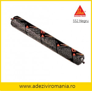 Adeziv metal sticla lemn plastic tabla Sikaflex 552 NEGRU