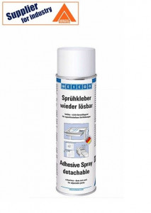 Spray adeziv Weicon transparent 500ml pentru lipiri detasabile