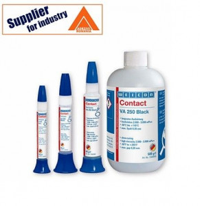 Adeziv rezistent la temperaturi inalte Weicon Contact VA 250 Black rezistent la impact si exfoliere 12g