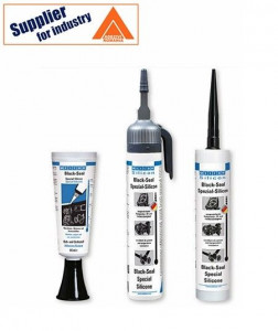 Adeziv, etansant Weicon Black-Seal rezistent la uleiuri, grasimi, temperaturi inalte, Negru 85ml