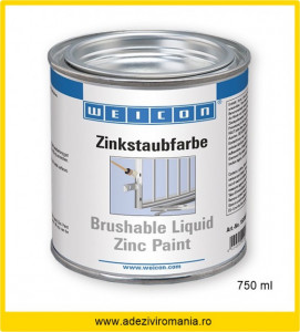 Vopsea pensulabila lichida zinc Weicon 750ml protectie anticoroziva