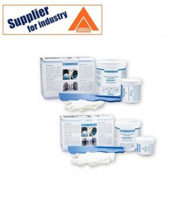 Adeziv epoxidic bicomponent Weicon F pastos non-coroziv si anti-magnetic 0.5 kg