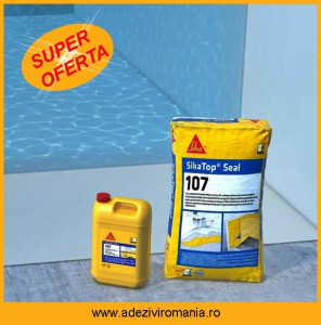SikaTop Seal 107 mortar hidroizolatii terase la 25kg Super pret !