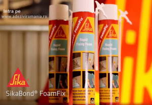 Adeziv spuma lipit polistiren SikaBond FoamFix 750 ml pistol
