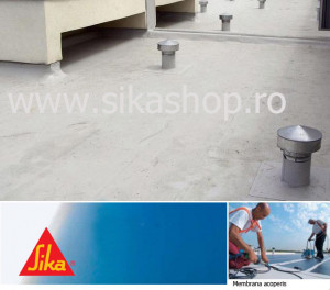 Hidroizolatii acoperis membrana PVC SikaPlan 15 G pentru acoperisuri terase de calitate
