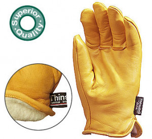 Manusi piele de iarna cu polar 3M Thinsulated 2480