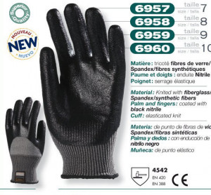 Manusi antitaiere de protectie Top Taeki-5 nitril 6960
