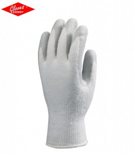 Manusi de protectie bumbac/acril/poliester imersate în latex gri