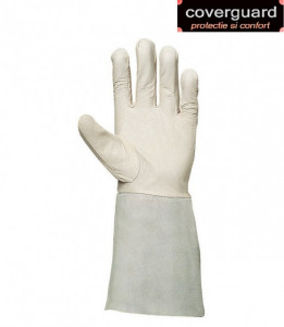 Manusi sudor din piele de ovina, moale, calitate premium, manseta de 15 cm