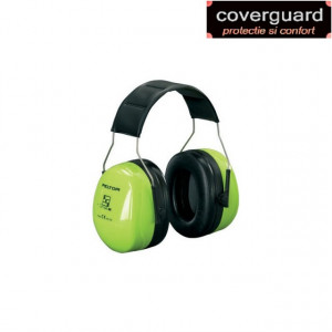 Antifoane externe 3M PELTOR cu pernite confortabile,fluorescente