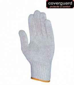 Manusi tricotate din fir textil dublu