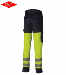 Pantaloni reflectorizante, protecţie pentru sudură