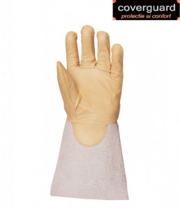 Manusi de protectie din piele de bovina, impermeabila