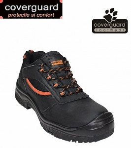 Pantofi de protectie S3 din piele integrala cu dungi reflectorizante