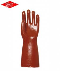 Manusi lungi protectie chimica imersate in PVC, 36-40 cm