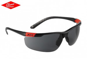 Ochelari de protectie braţe negre, lentile fumurii THUNDERLUX