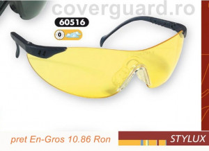 Ochelari protectie cu lentila galbena Stylux