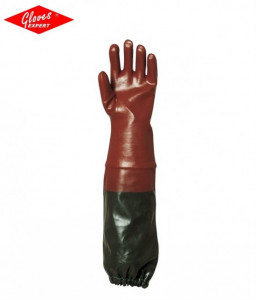 Manusi de protectie lungi 70 cm imersate in PVC
