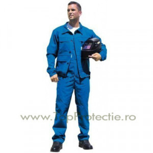 Costum antiacid cu pantaloni pieptar