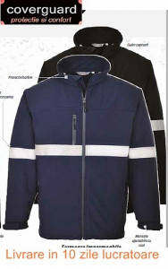 Geaca Softshell primavara rezistenta la vant si ploaie, respirabila