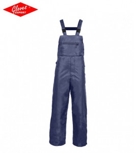 Pantaloni cu pieptar din poliester hidrofobizat cu PVC