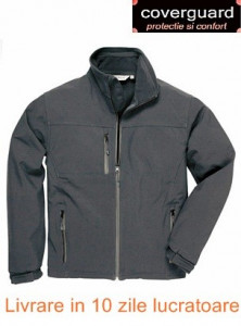 Geaca Softshell rezistenta la vant si ploaie design modern